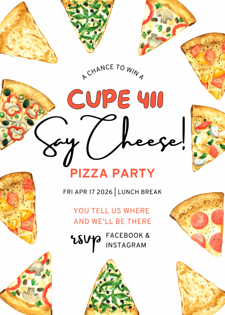 "Say Cheese!" Pizza Party (Site Specific) @ To Be Determined